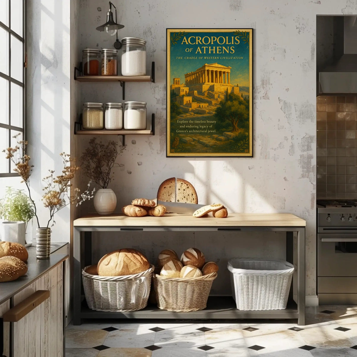 Acropolis of Athens Poster