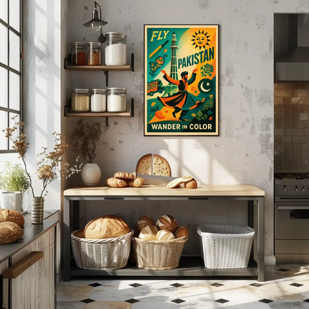 Wander In Color Pakistan's Cultural Expression Poster PosterGoat