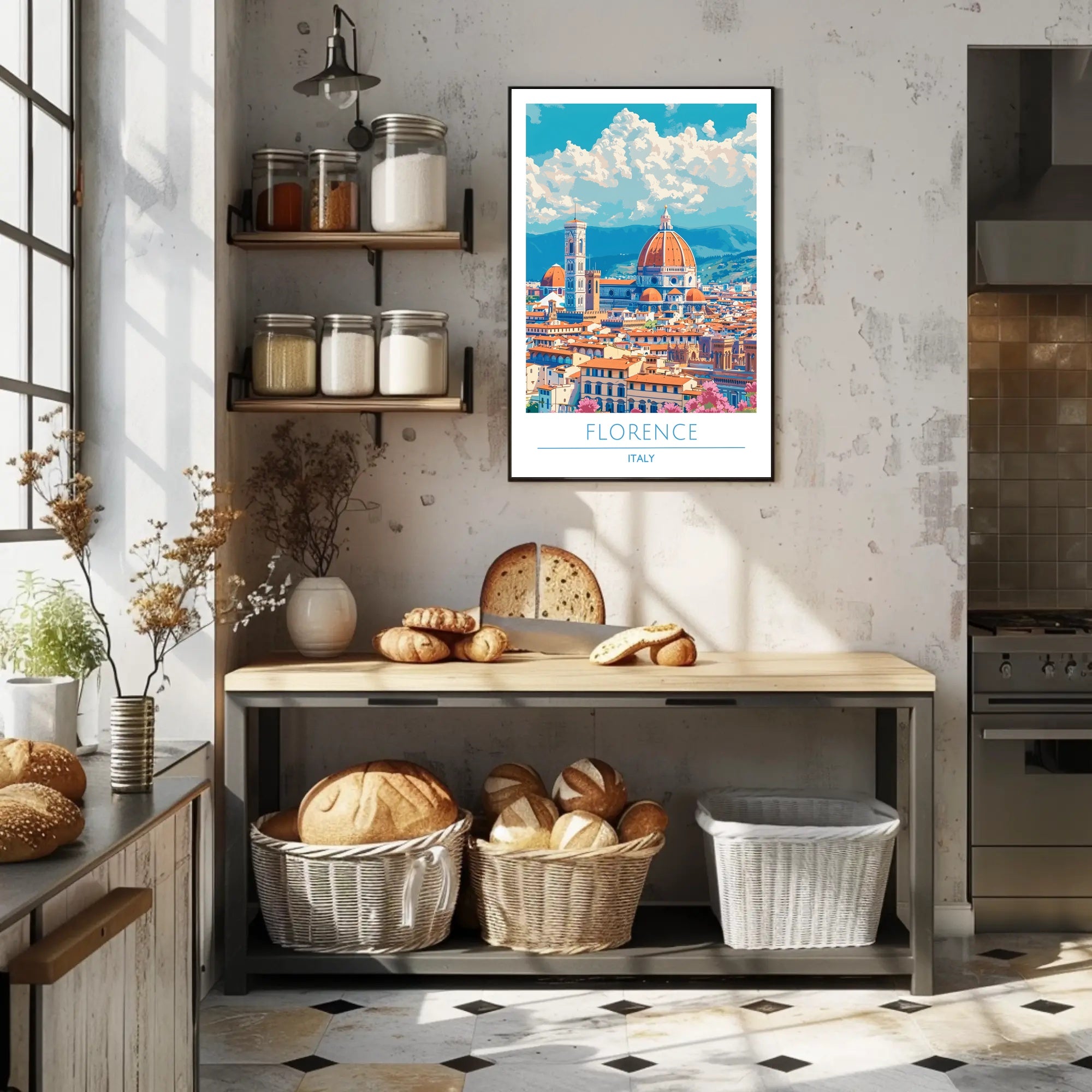 Florence Skyline Poster