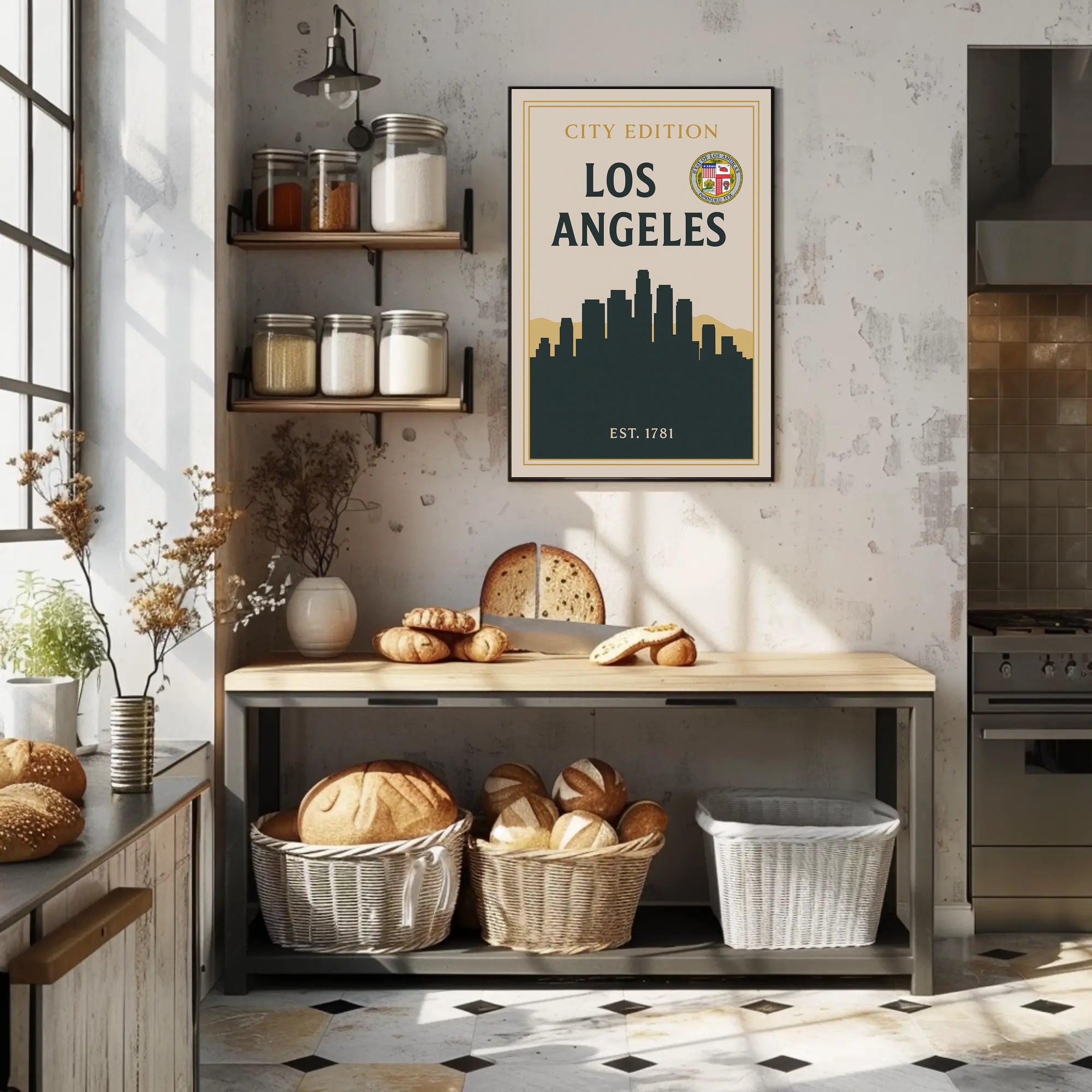 Los Angeles City Edition Poster PosterGoat