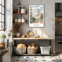 Bucarest Cityscape Poster PosterGoat