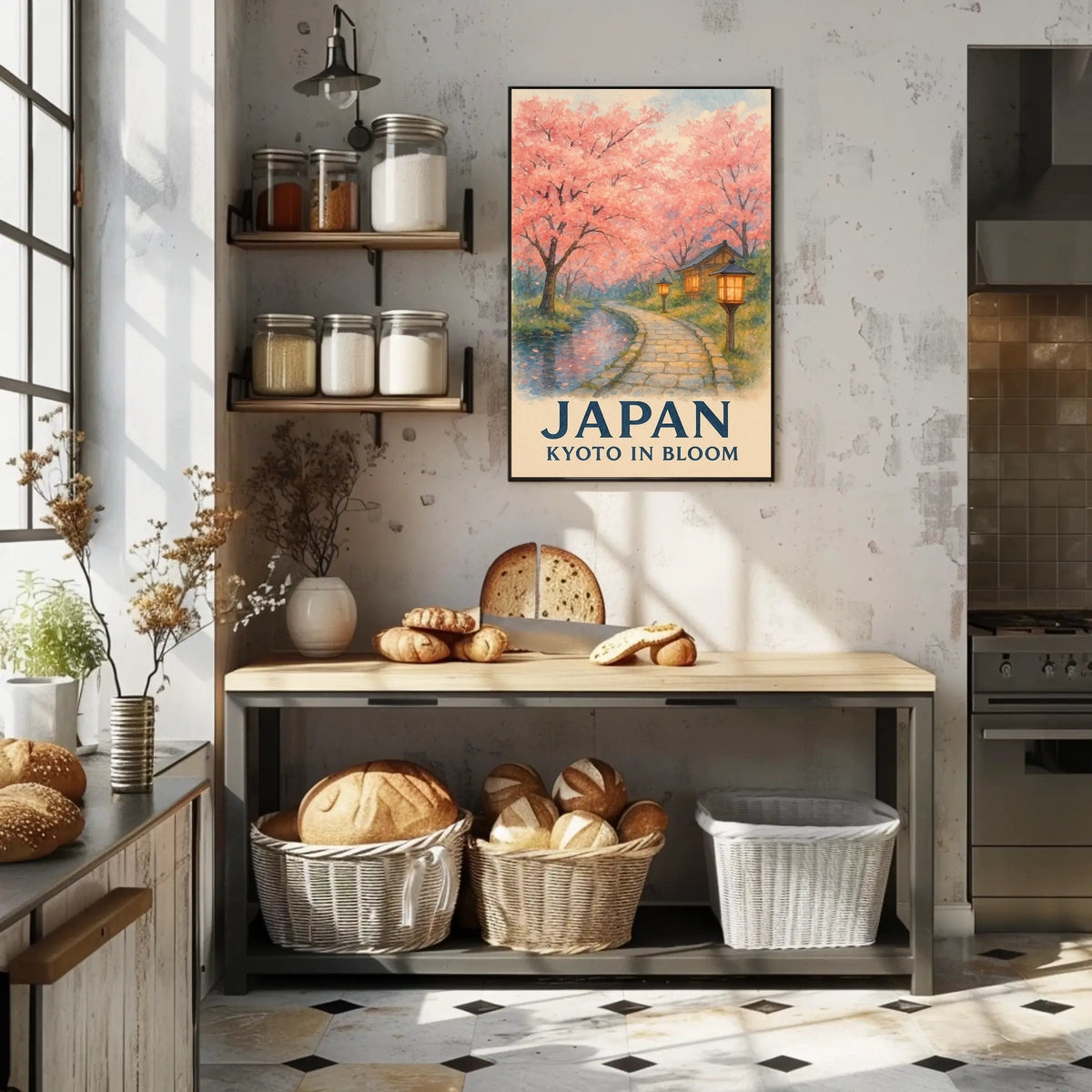 Kyoto in Bloom Poster