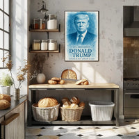 Commanding Presence The Donald Trump Portrait Poster