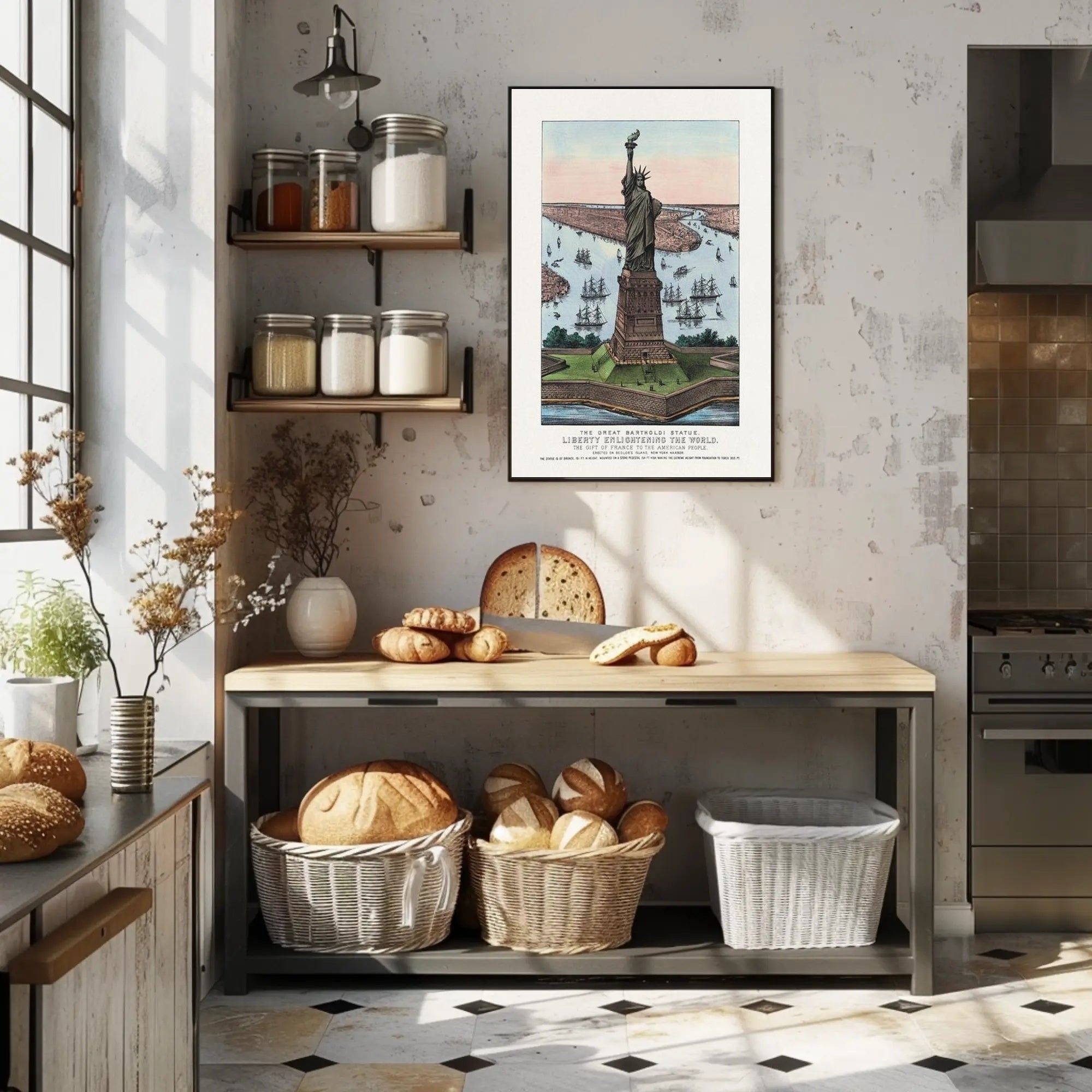 The Great Bartholdi Statue Poster PosterGoat