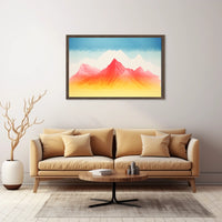 Vibrant Peaks Poster