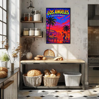 Los Angeles The City of Angels Poster PosterGoat