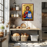 Icon of Christ Pantocrator Poster