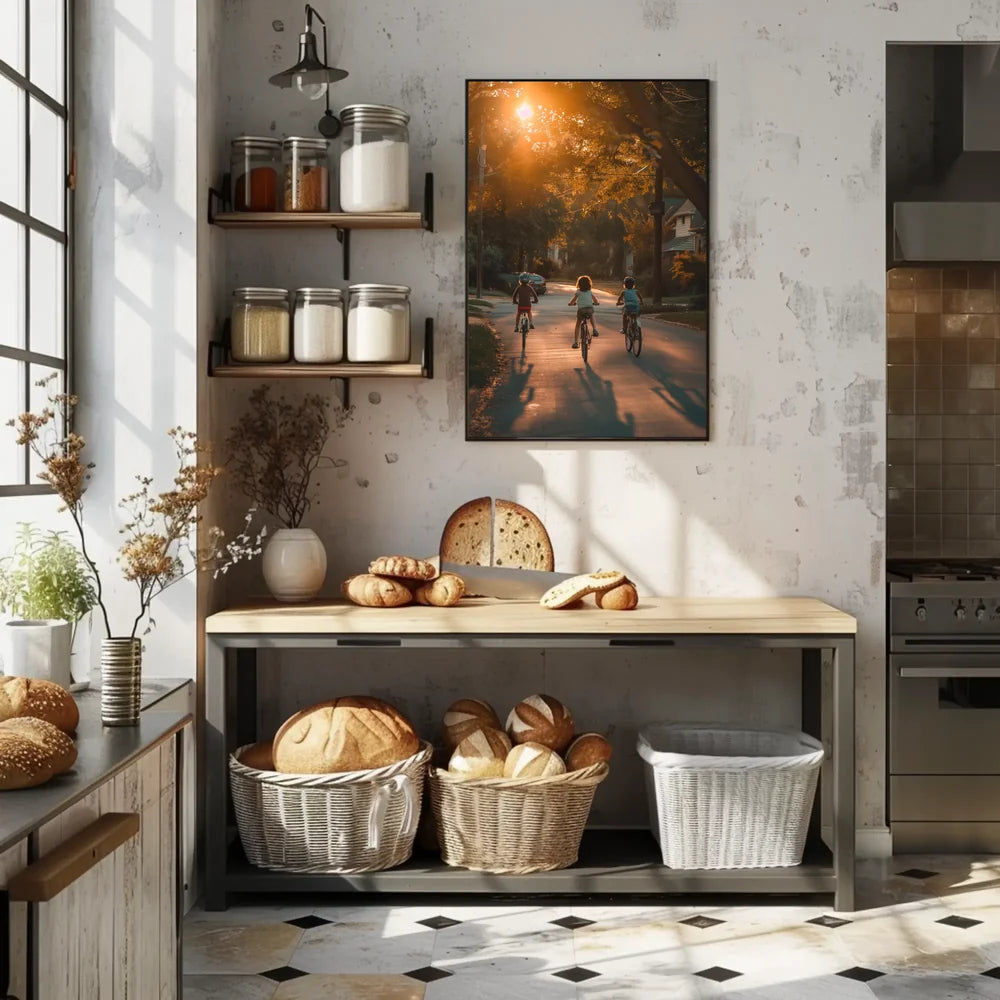 Vibrant Nature Adventure Landscape Poster