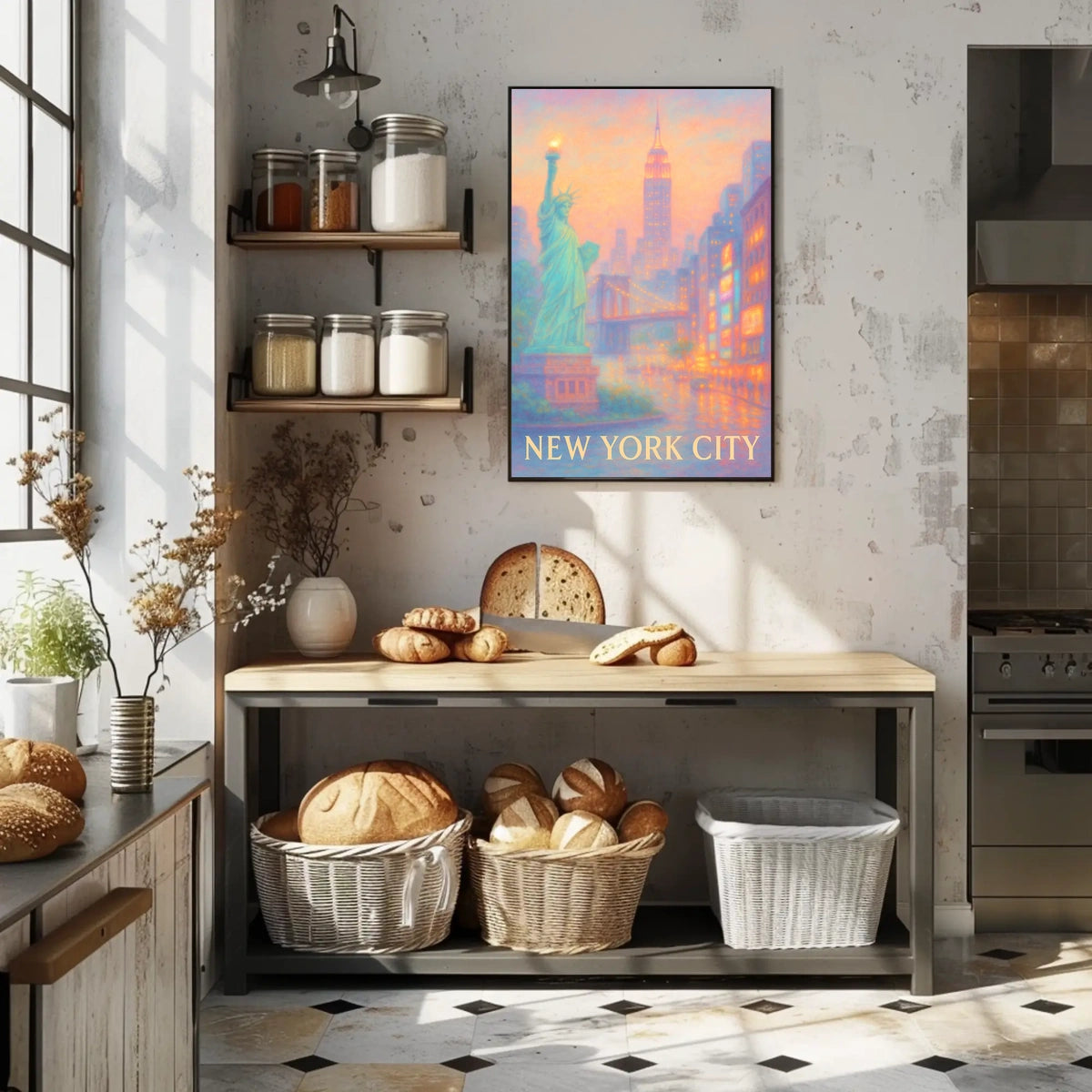 Dreamy New York Cityscape Poster