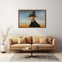 Timeless Elegance: Man in Top Hat Historical Poster
