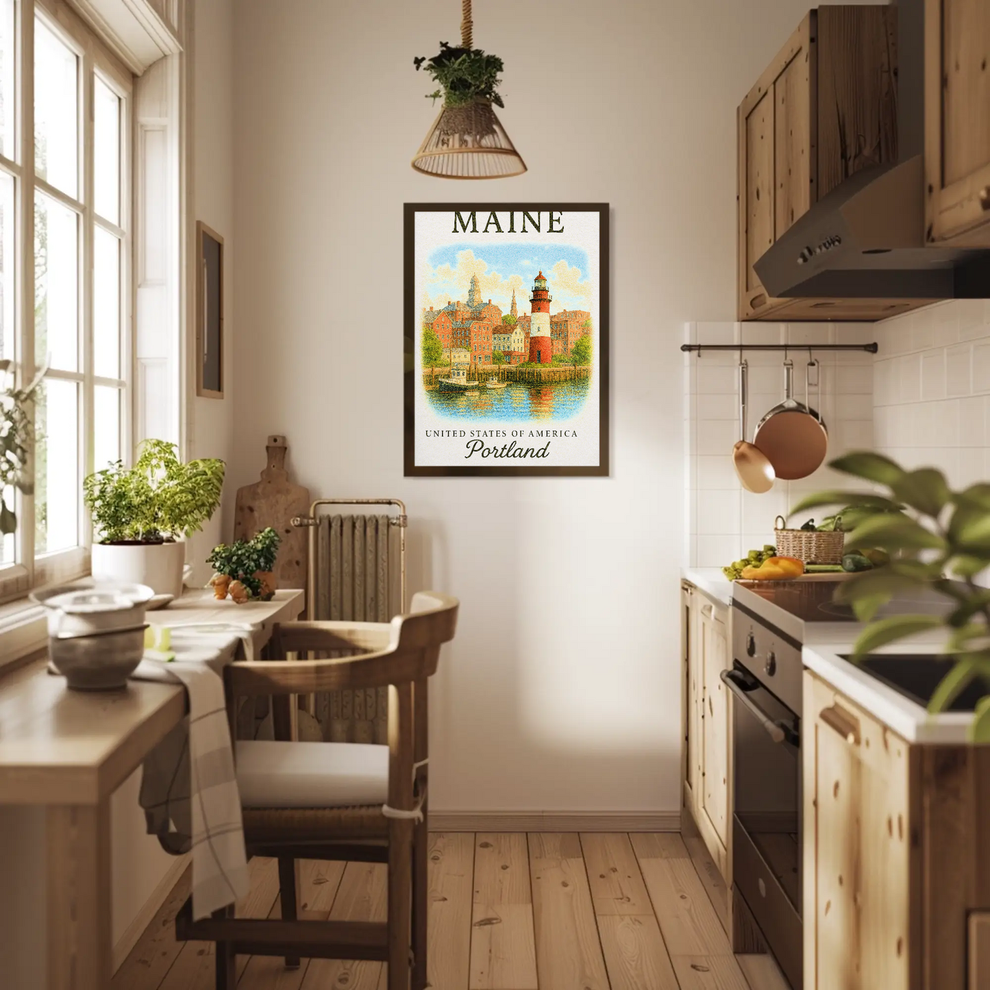 Maine, Portland Signature Series Vintage Travel Poster