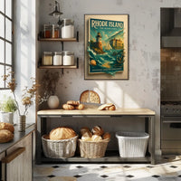 Rhode Island The Ocean State Poster