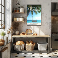 Beach Vacation Getaway Poster PosterGoat