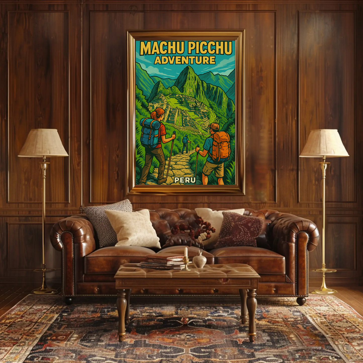 Machu Picchu Peru Hiking Adventure Travel Poster Poster