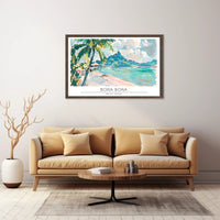 Tropical Paradise of Bora Bora Poster PosterGoat