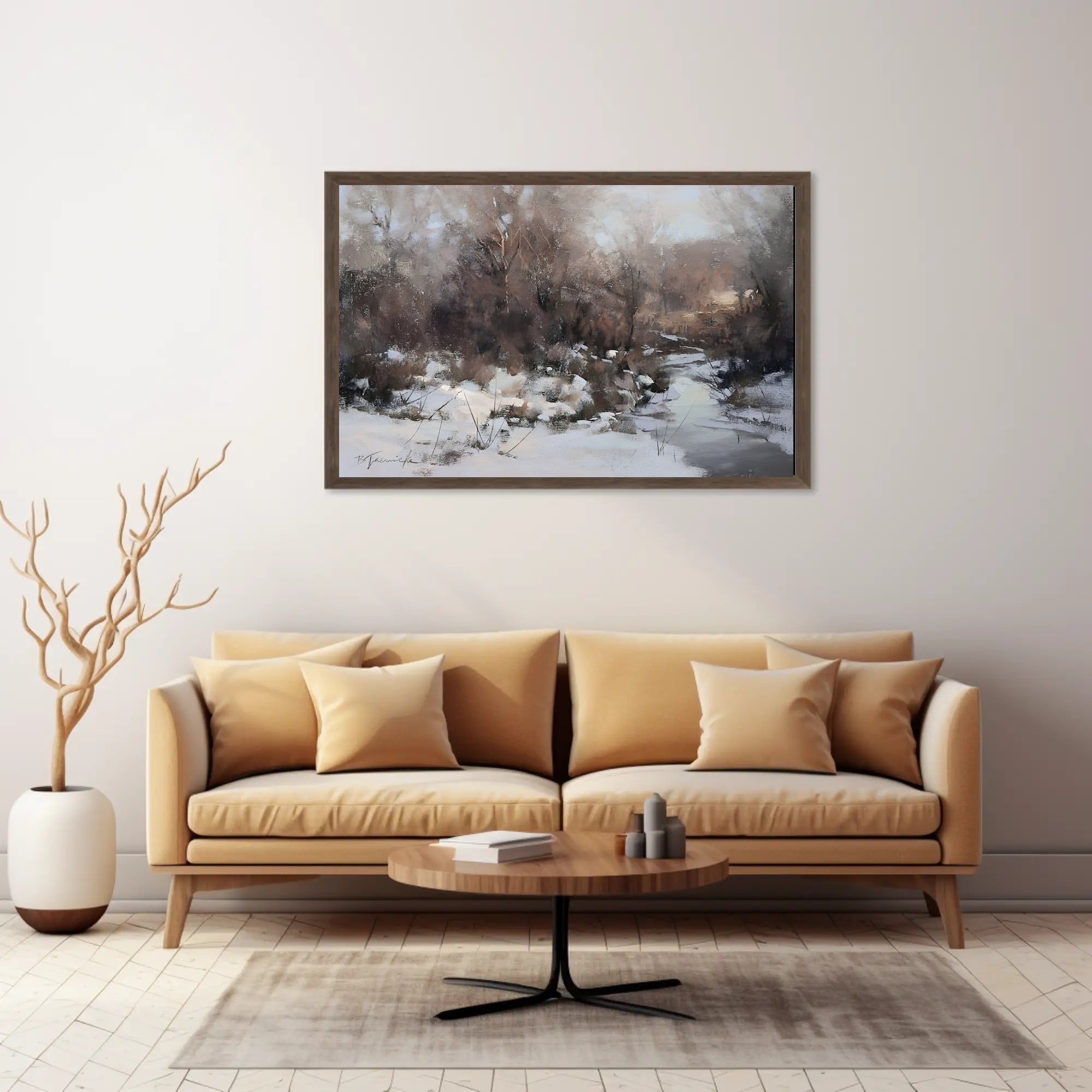 Winter Landscape Poster