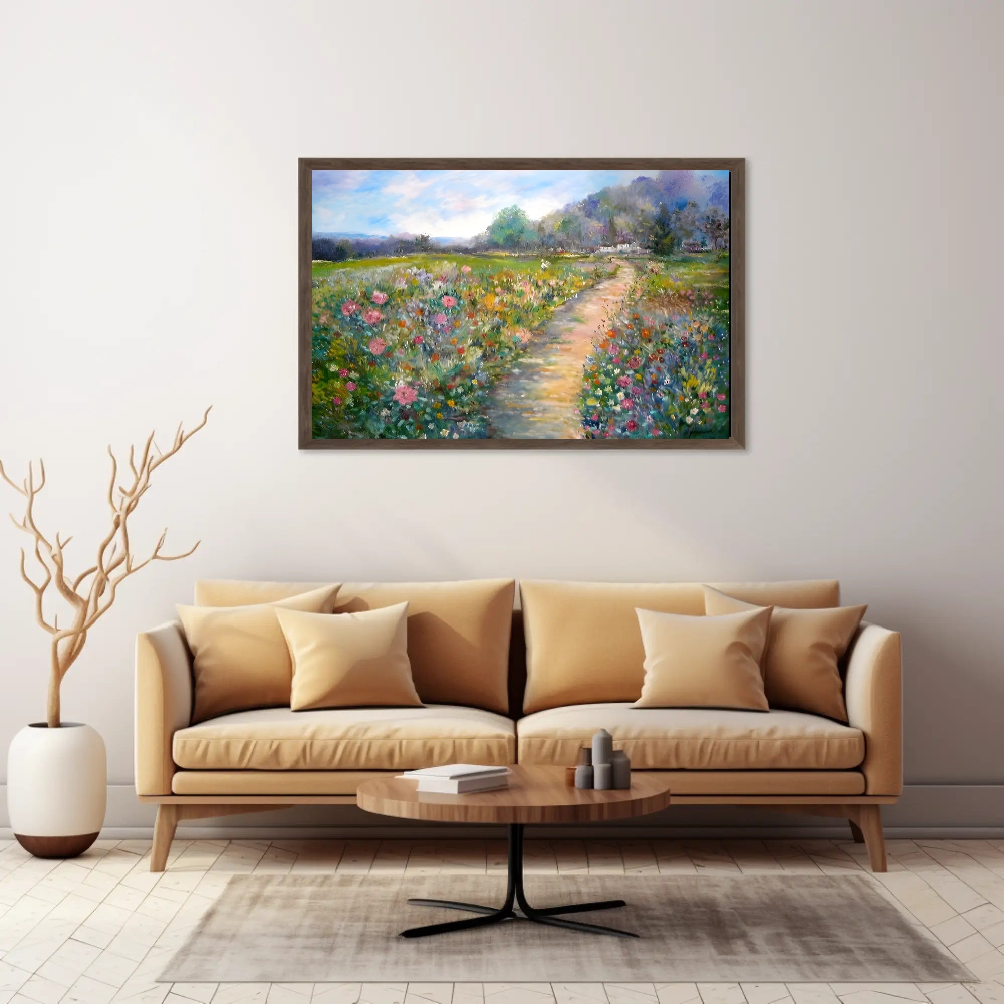 Serene Garden Pathway Poster
