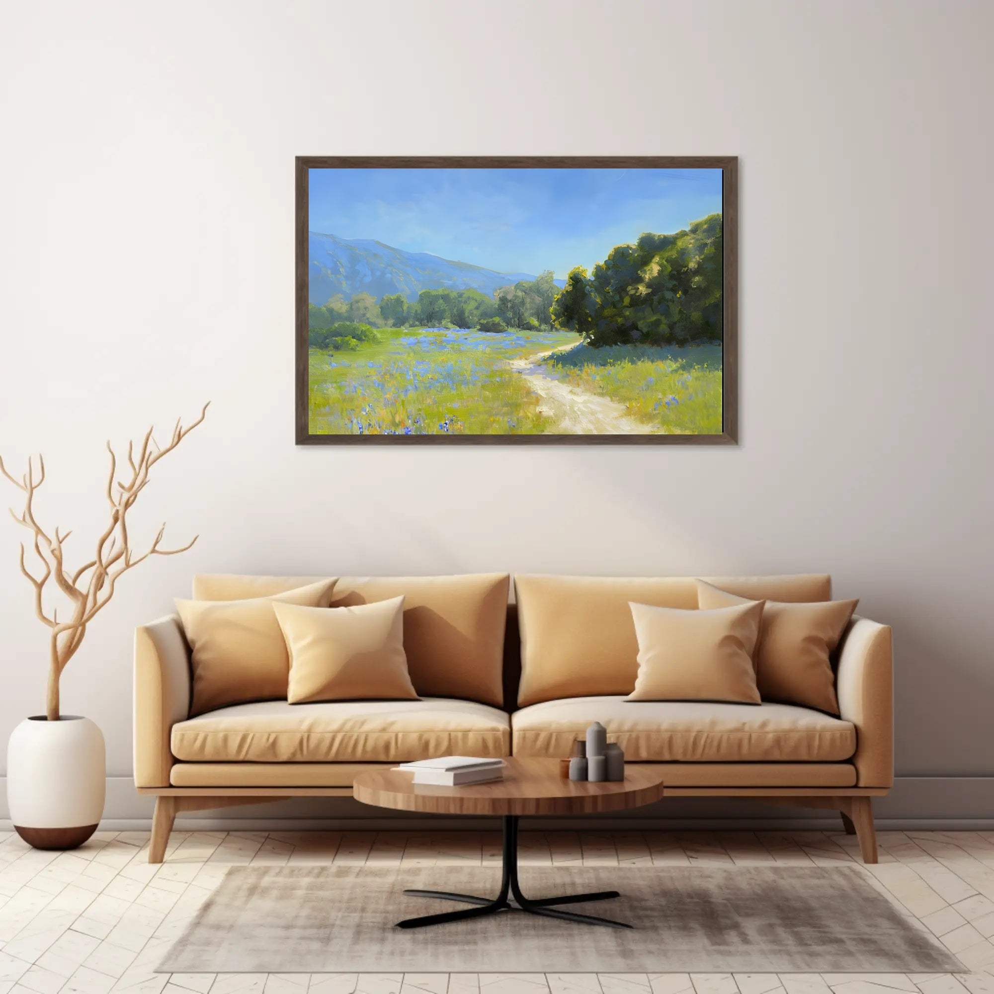 Serene Summer Landscape Poster