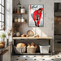 Vintage Skiing Adventure in Bernese Oberland Travel Poster PosterGoat