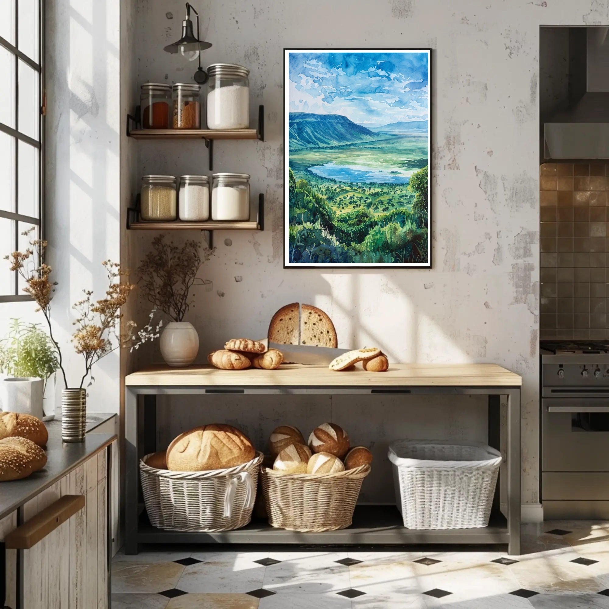 Tranquil Landscape Vista Poster PosterGoat