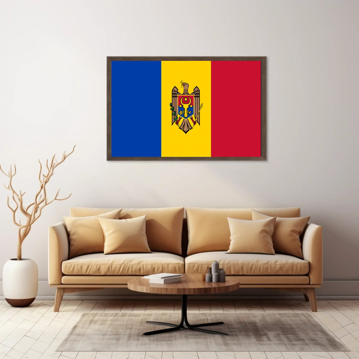 Moldova, Republic of Flag Poster