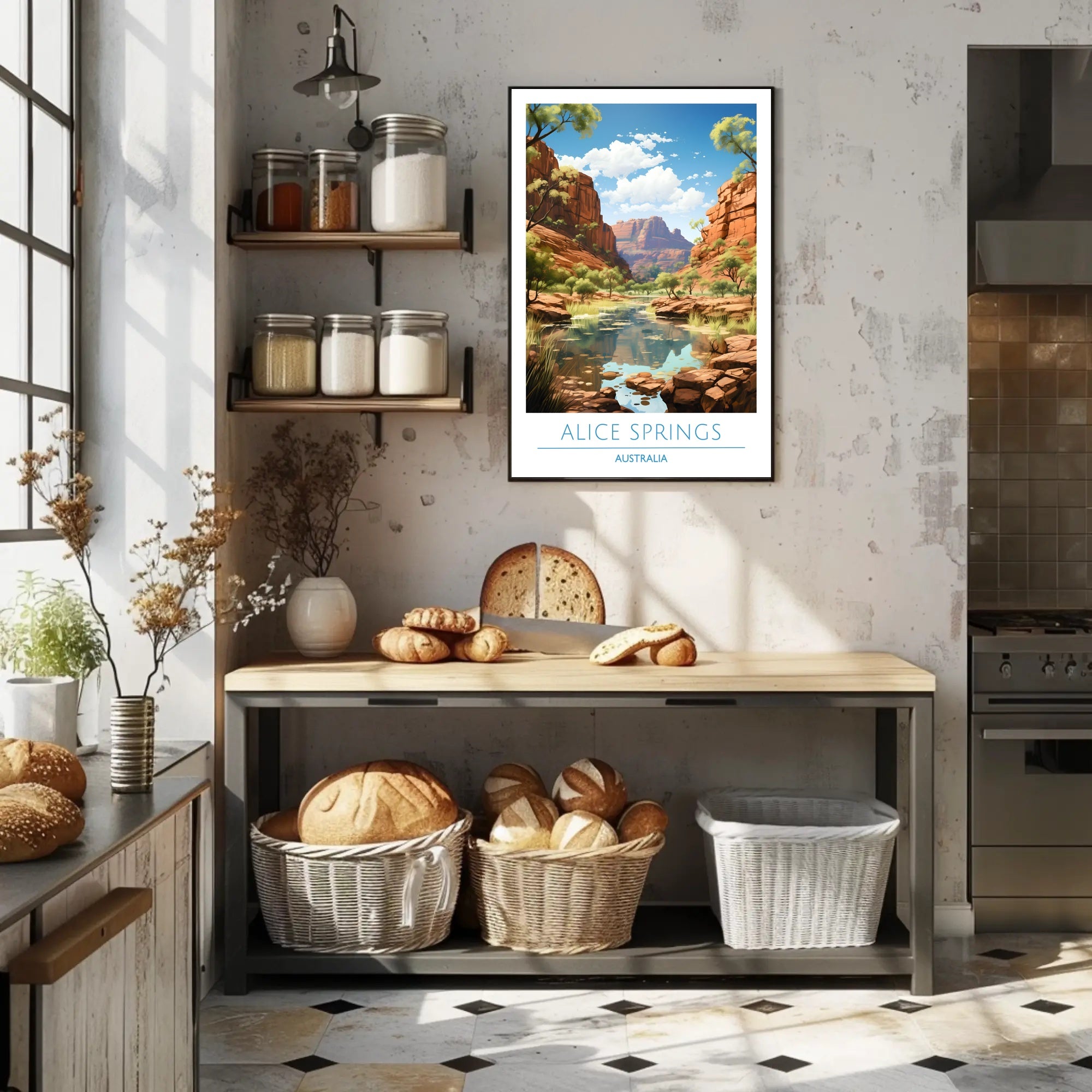 Alice Springs Landscape Poster