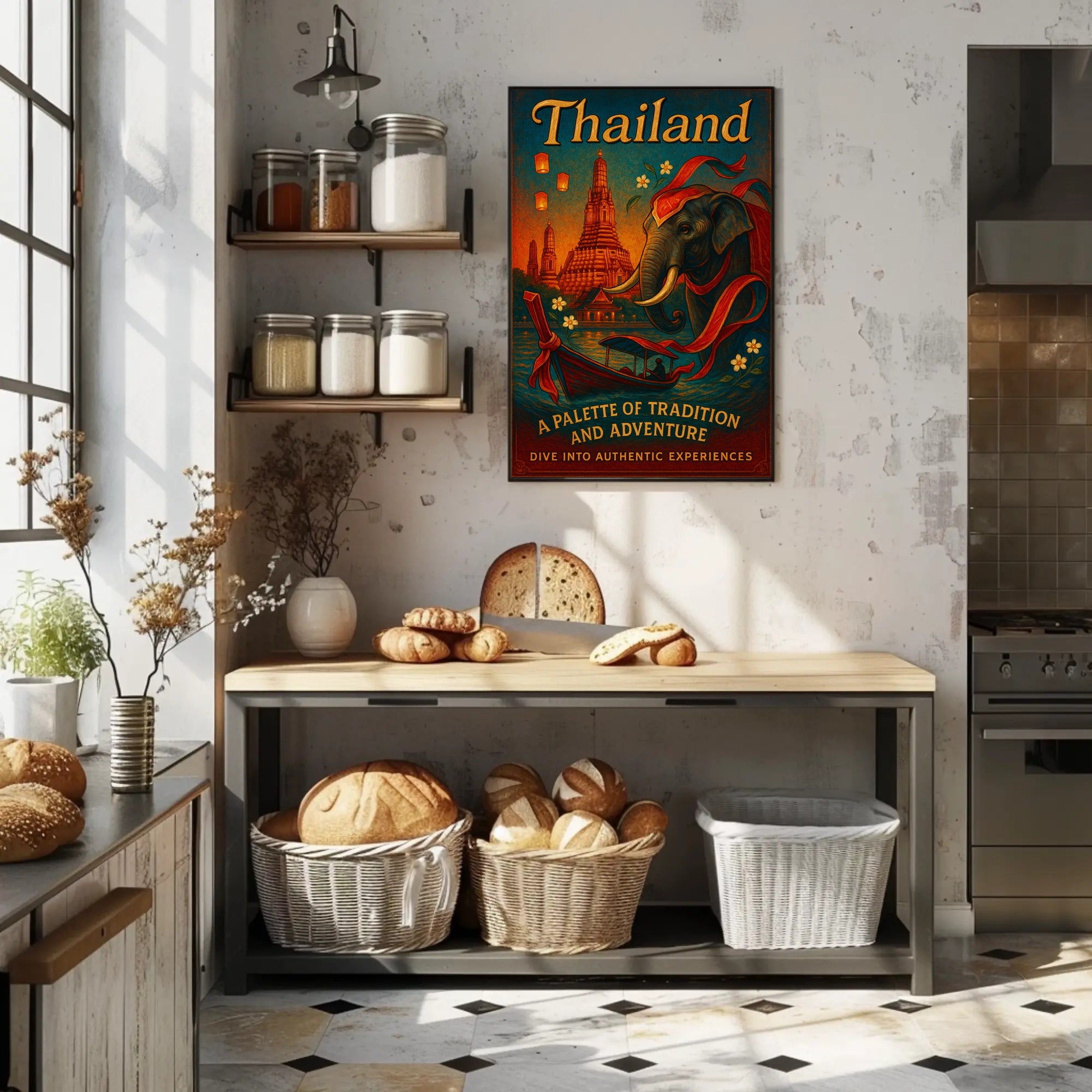 Thailand A Palette Of Tradition And Poster