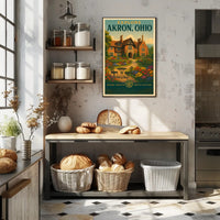 Explore Akron, Ohio Poster
