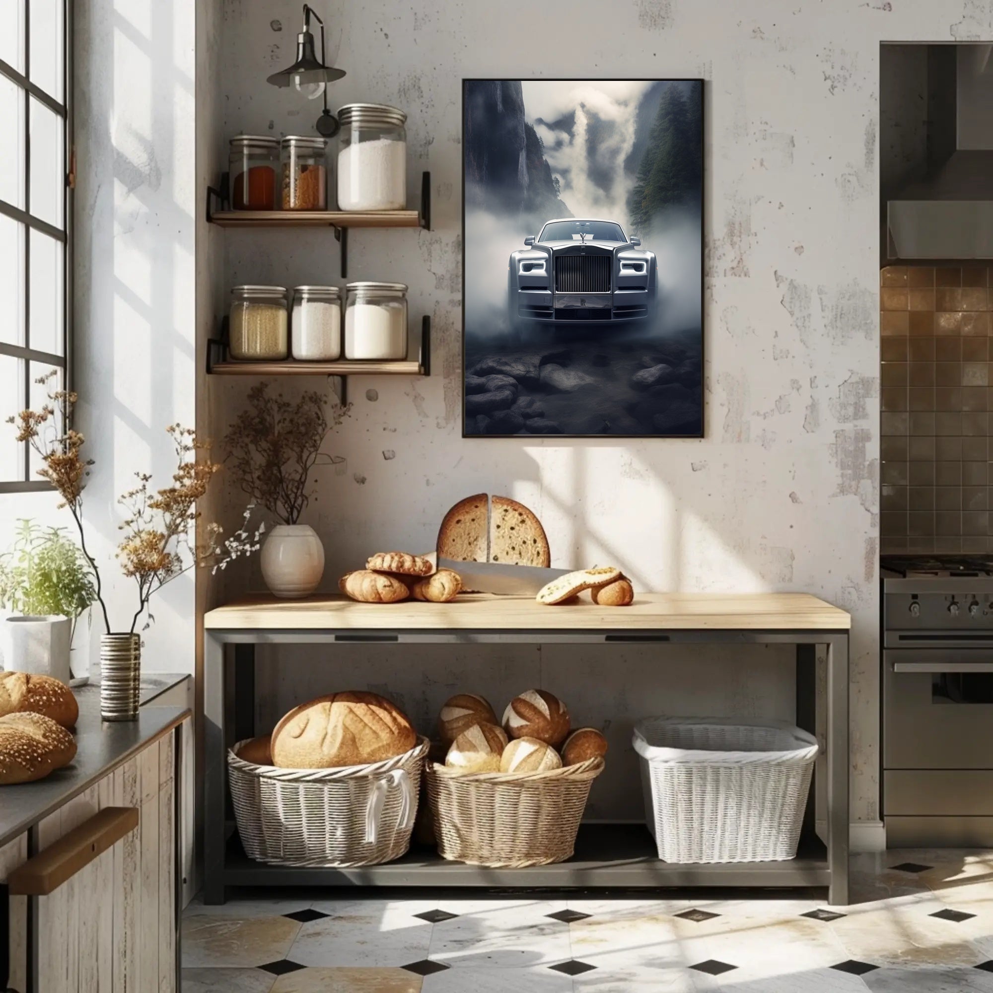 Luxury in the Mist Poster PosterGoat