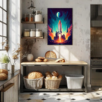 Cosmic Launch Poster