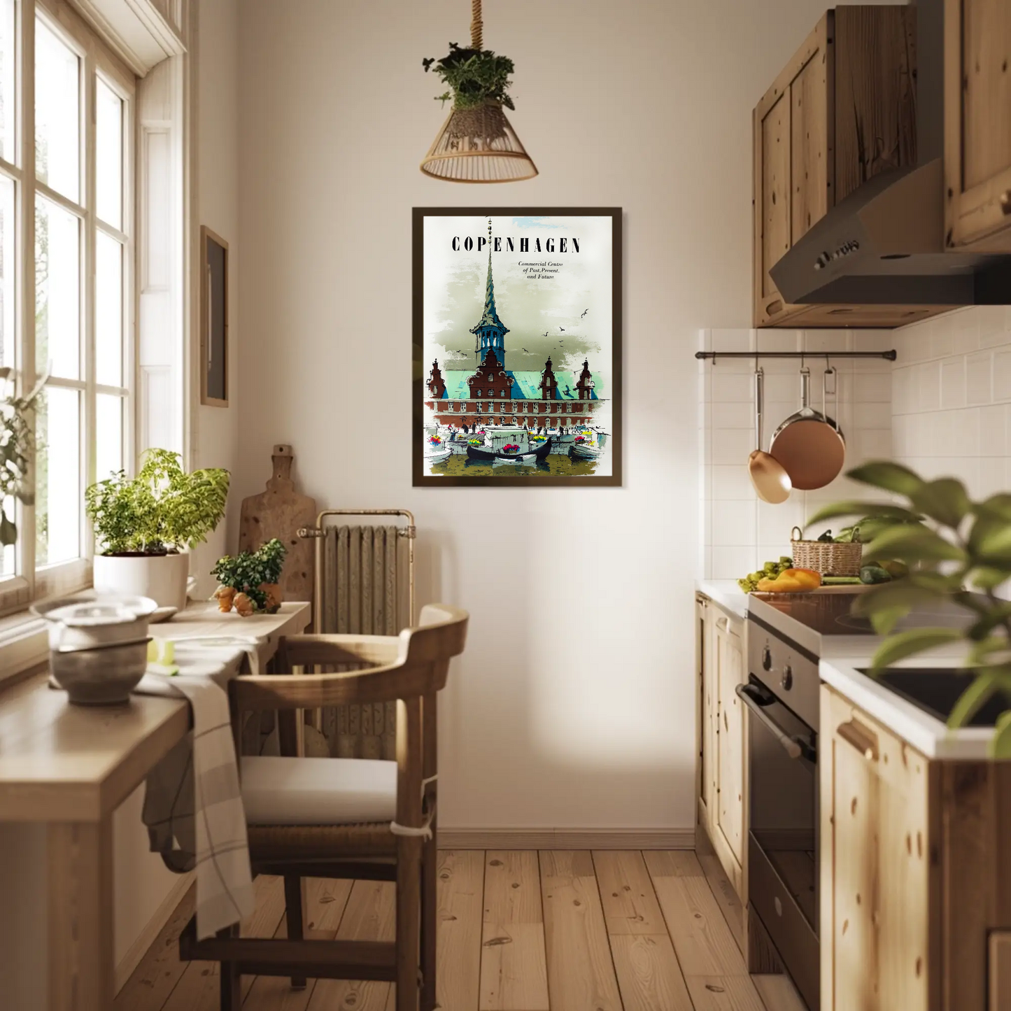 Copenhagen Travel Poster