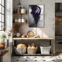 Ancient Egyptian Cosmic Crow Surrealism Art Poster PosterGoat