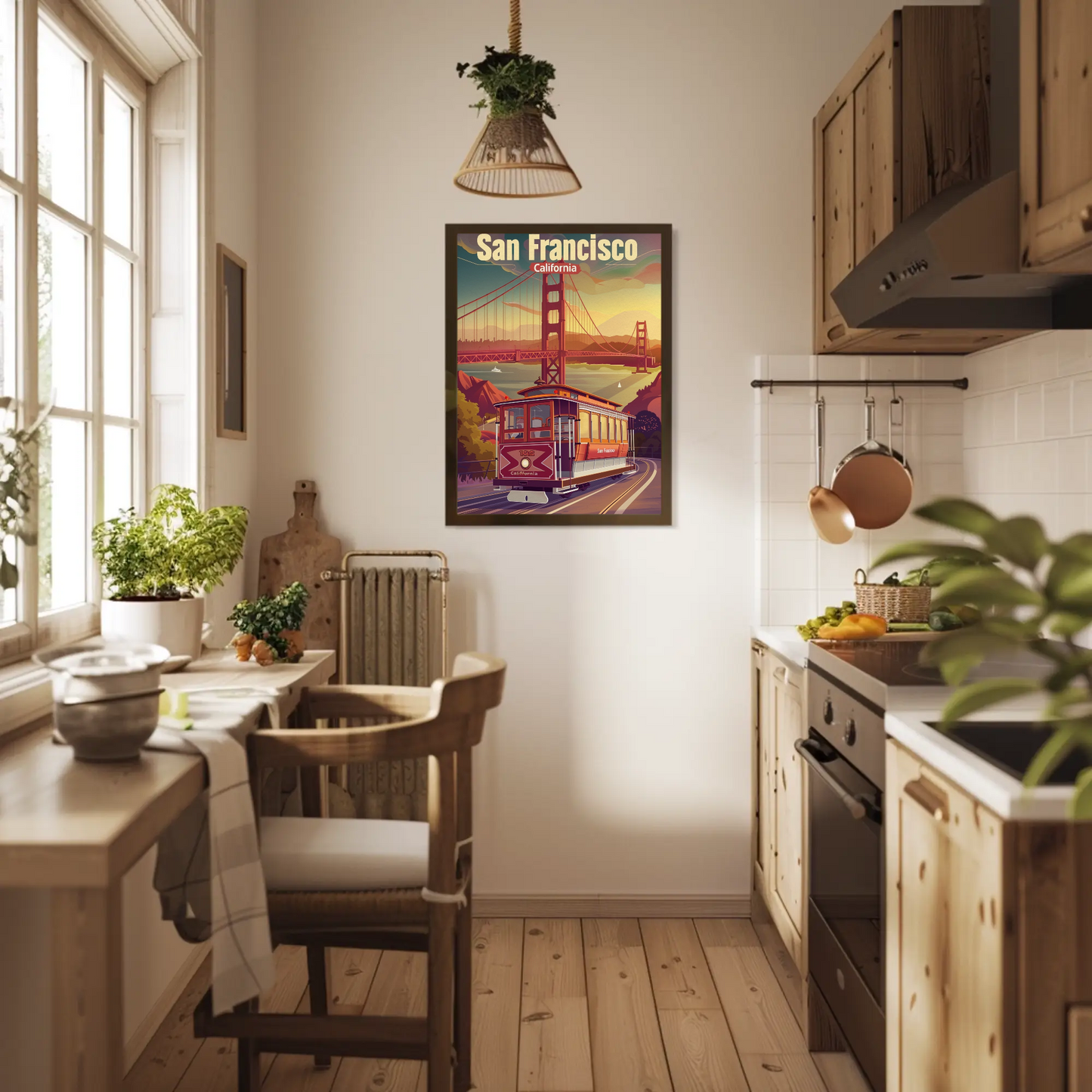 San Francisco California Vintage Poster