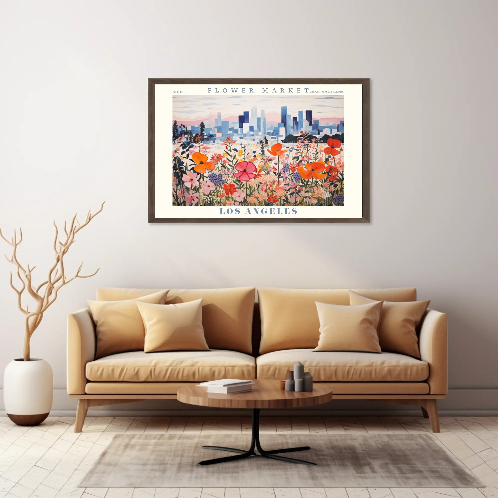 Flower Market Los Angeles Poster: Urban or Cityscape Poster