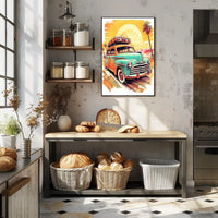 Vintage Road Trip Adventure Poster