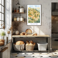 Palestinian Village Scenic Art: Cultural or Heritage Poster PosterGoat