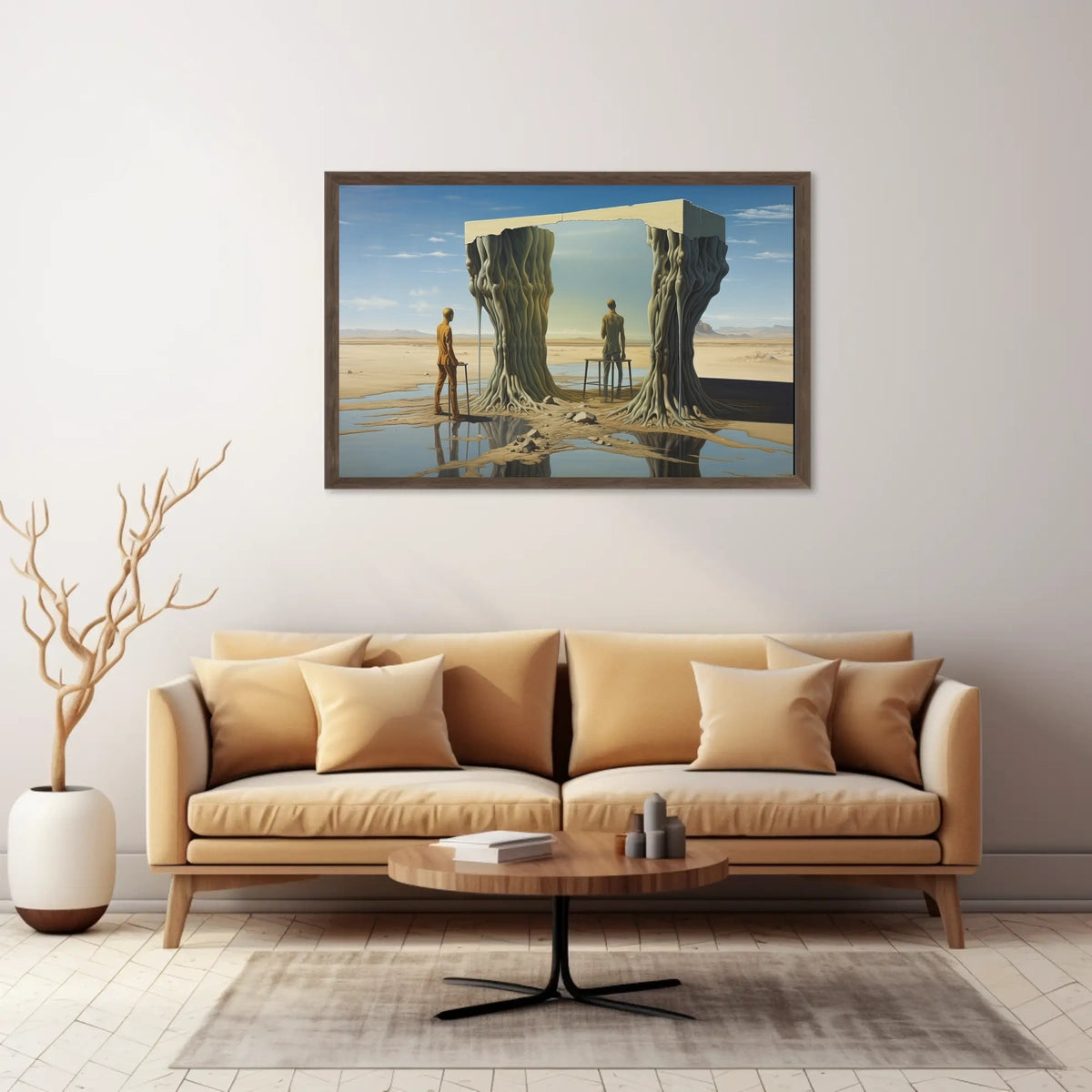 Surreal Desert Reflections Surreal Poster
