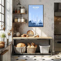 Visit Rome, Italy Travel Poster