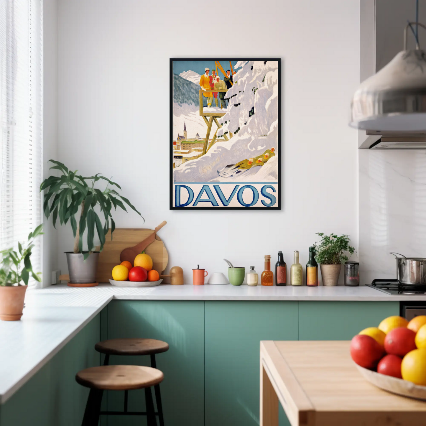 Davos Winter Sports Poster