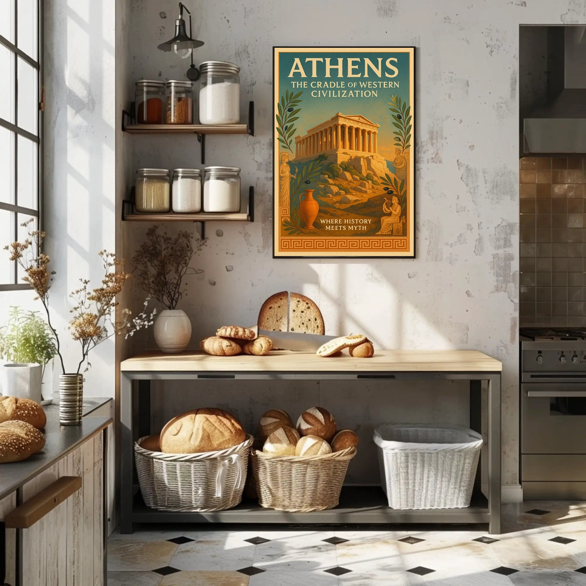 Athens The Cradle of Western Civilization Poster