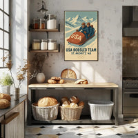 Usa Bobsled Team St. Moritz 48 Poster