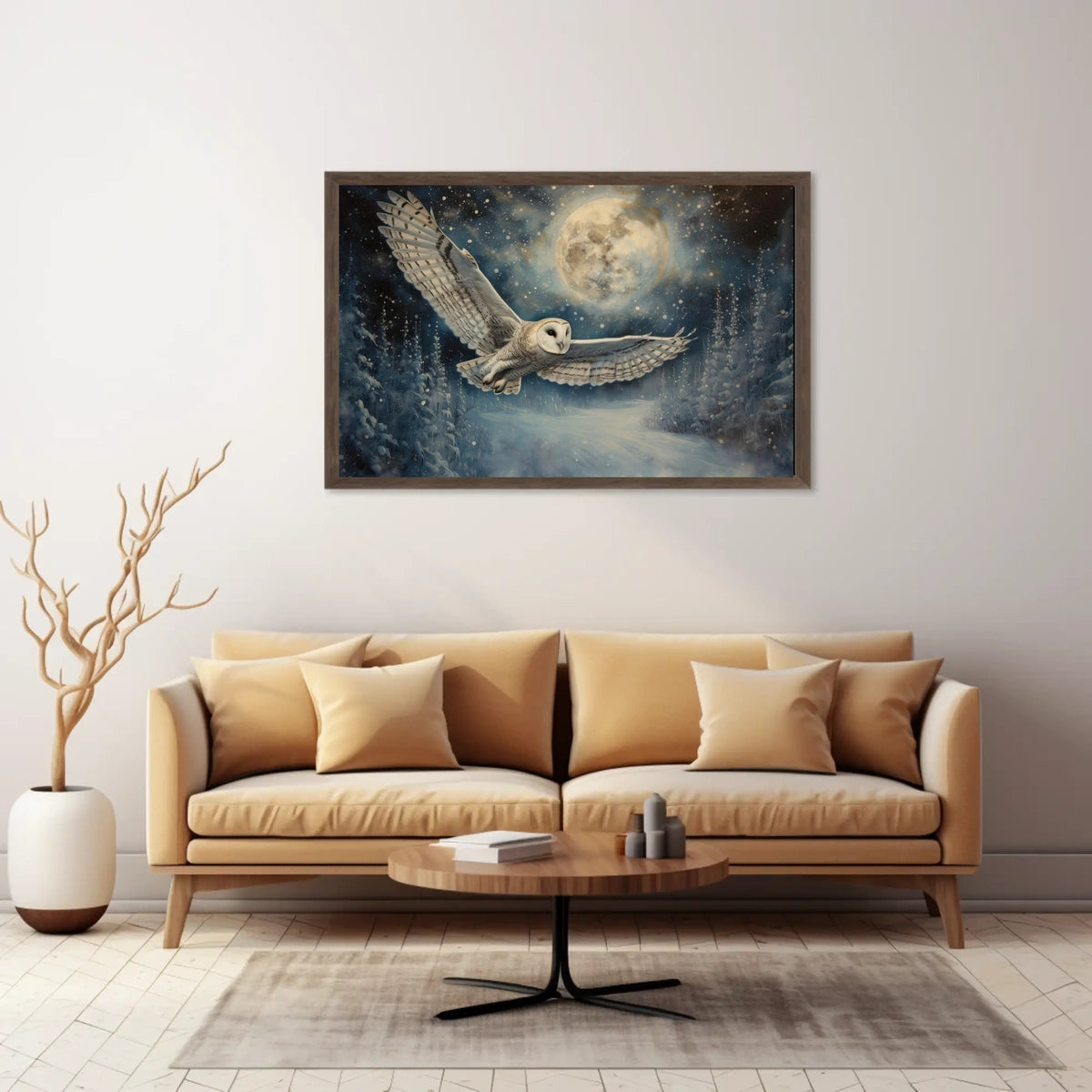 Majestic Night Flight Poster