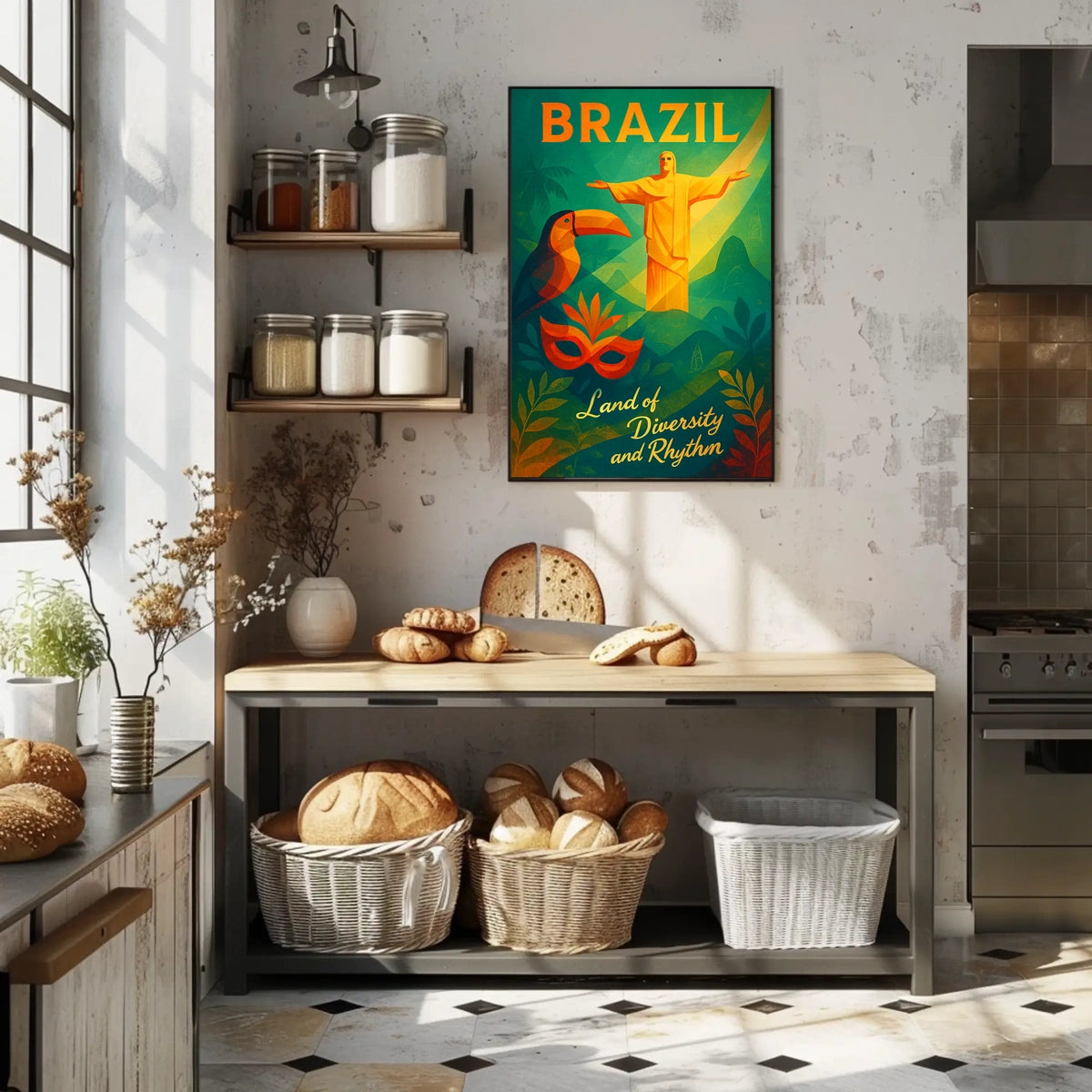 Brazil Land Of Diversity And Rhythm Poster