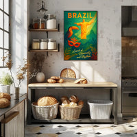 Brazil Land Of Diversity And Rhythm Poster
