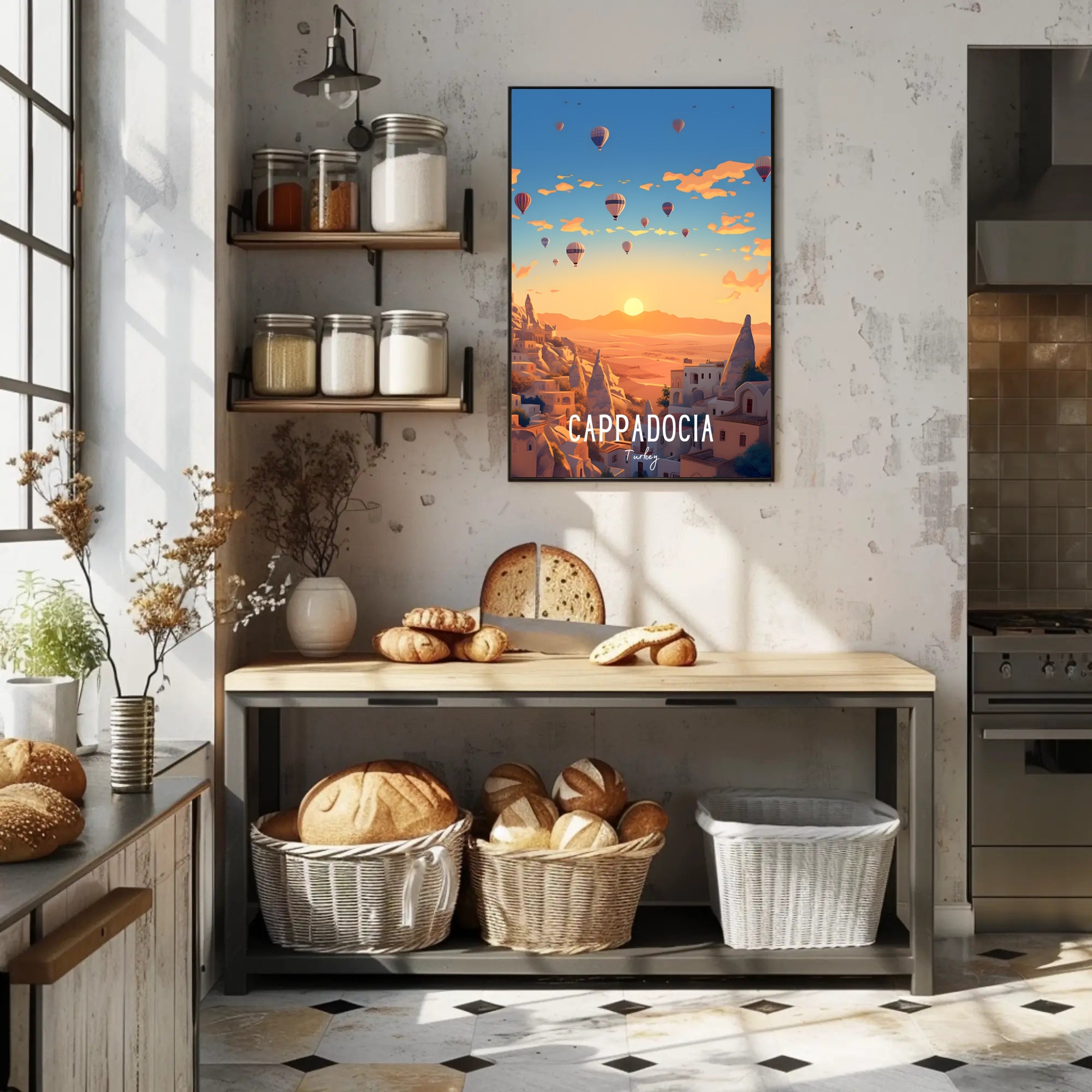 Cappadocia Sunrise Adventure Travel Poster