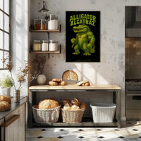 Alligator Alcatraz Poster PosterGoat
