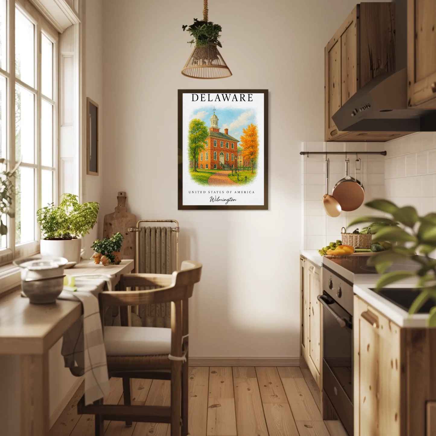 Delaware, Wilmington Signature Series Vintage Travel Poster