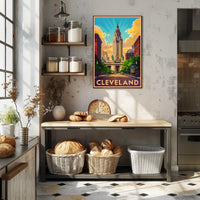 Cleveland Skyline Poster