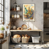 New York City A Watercolor Tribute