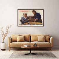 Soviet Poster Promoting Care for the Elderly Poster